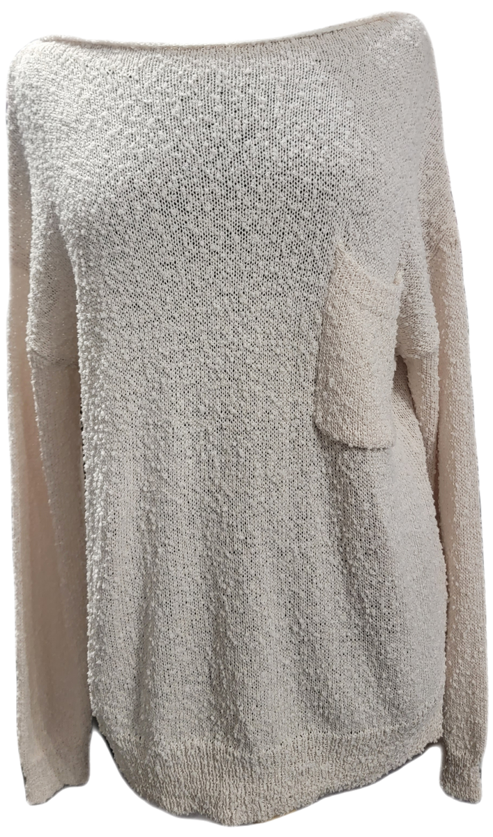 Livi Long Sleeve Cream Sweater Southern Magnolia