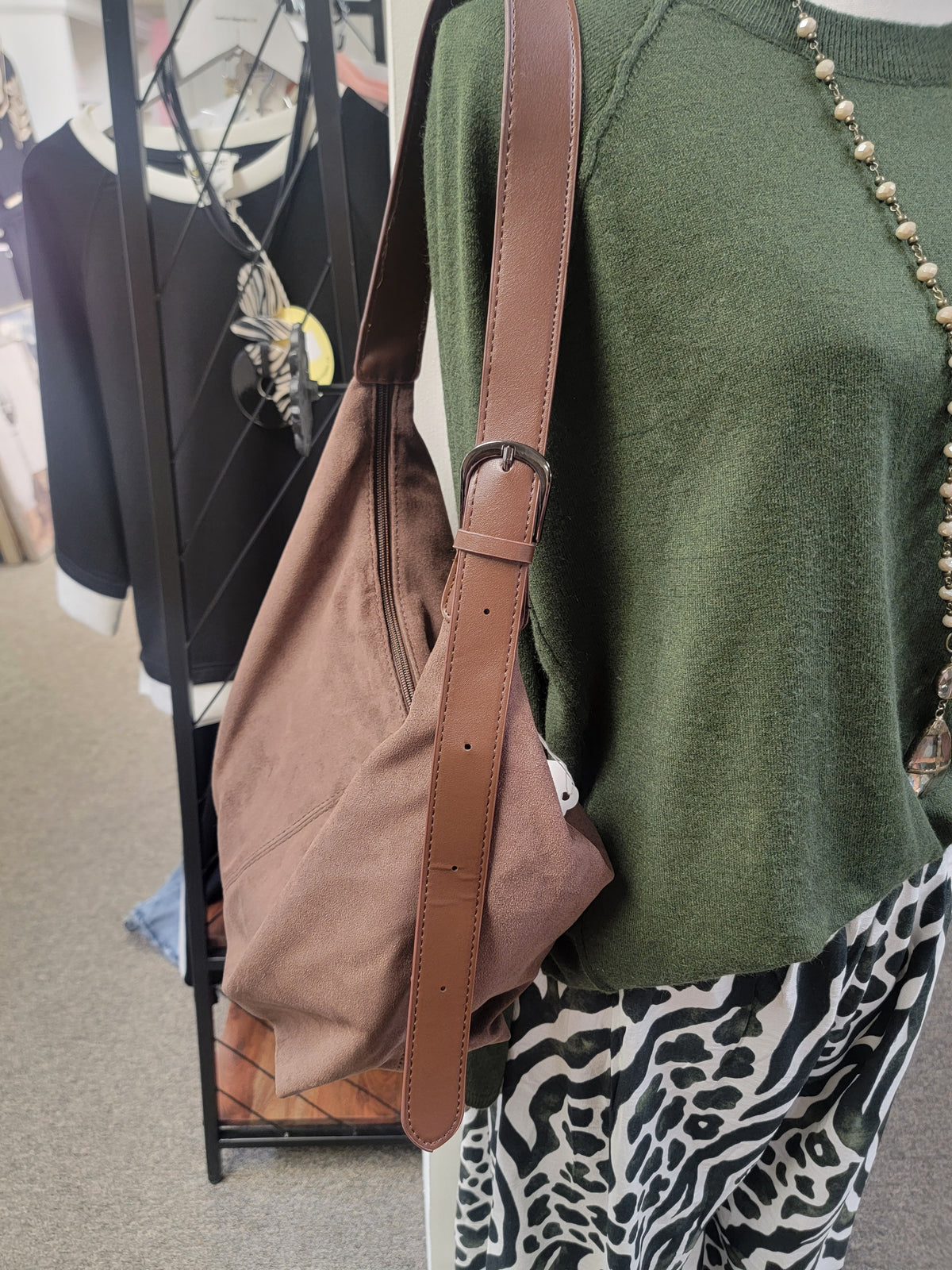 Coffeehouse Hobo Bag