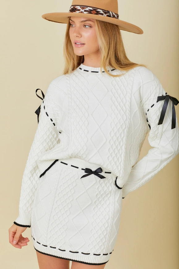 Missy Cable Knit Sweater