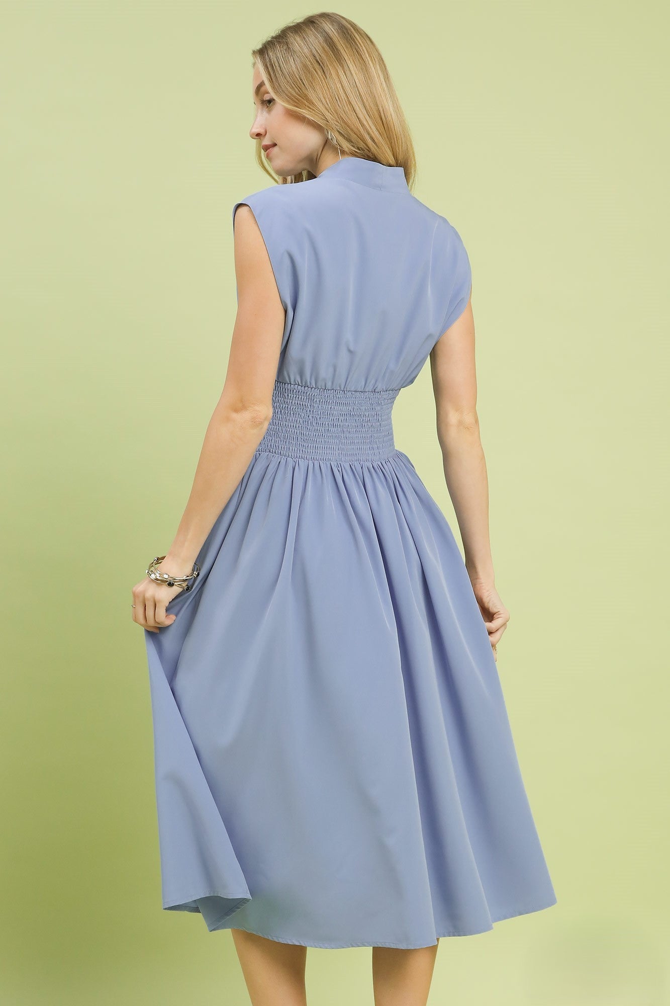 Priscilla Peri Zipper Dress