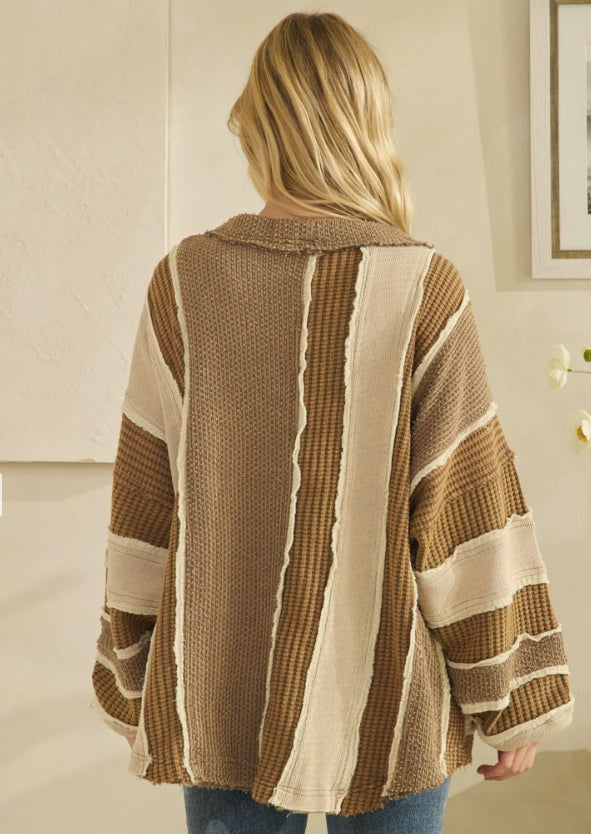 Brownie Patchwork Cardigan