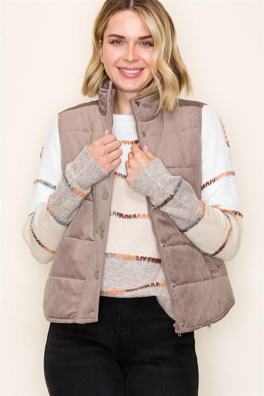 Snug as a Bug Zip Snap Vest