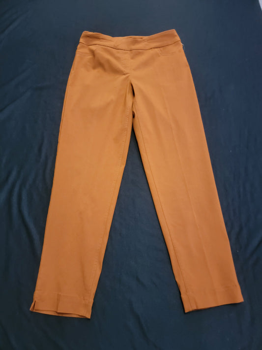 Caramel Pull on Ankle Pant, Pockets