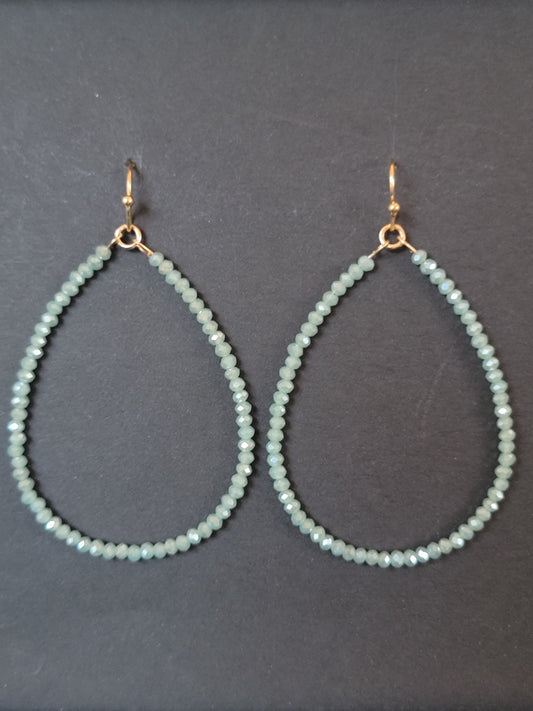 Adeline Beaded Teardrop Earrings