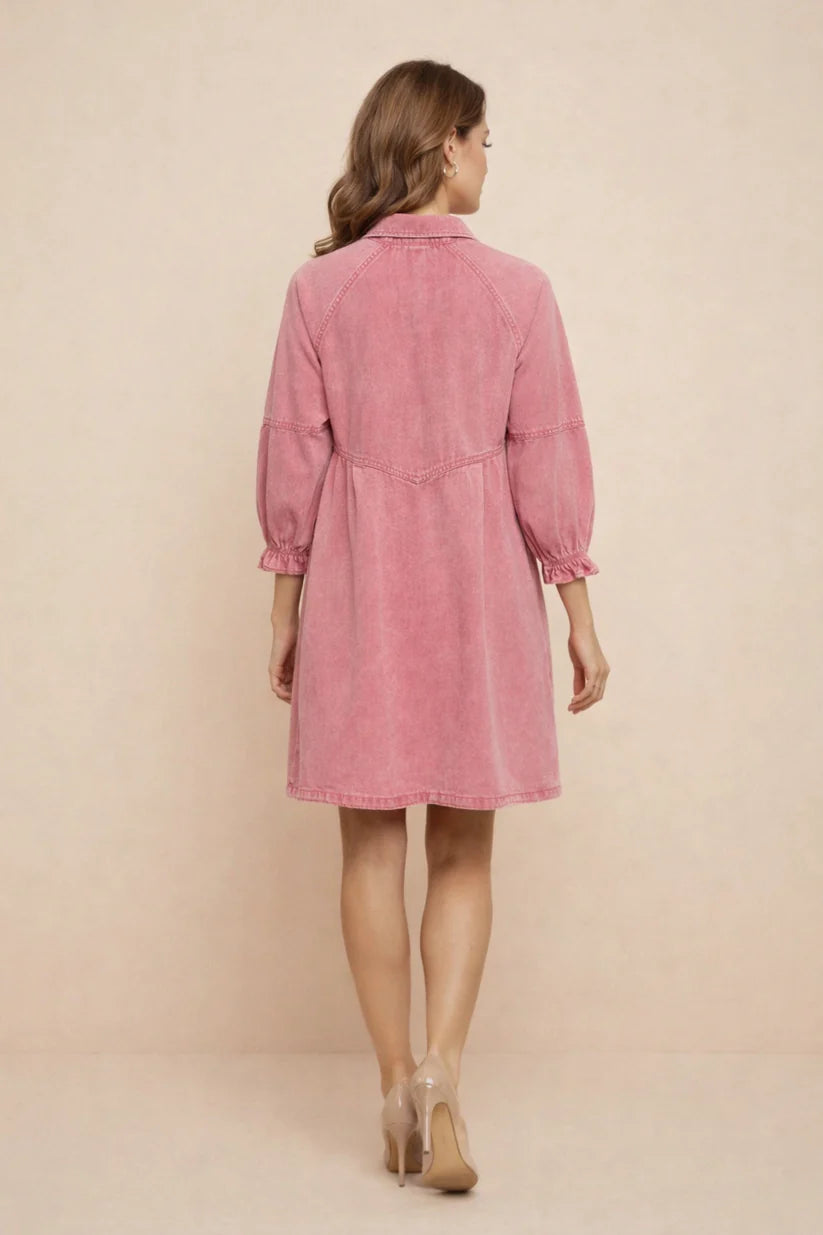 Bubblegum Princess Denim Dress