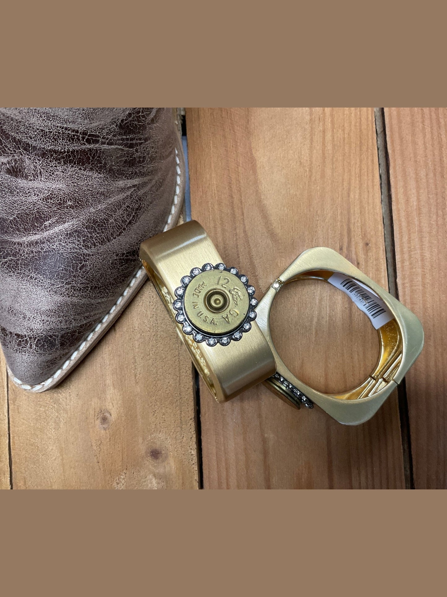 Bullet Eye Hinged Bracelet