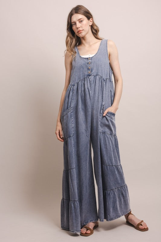 Elsie Wide Leg Overall