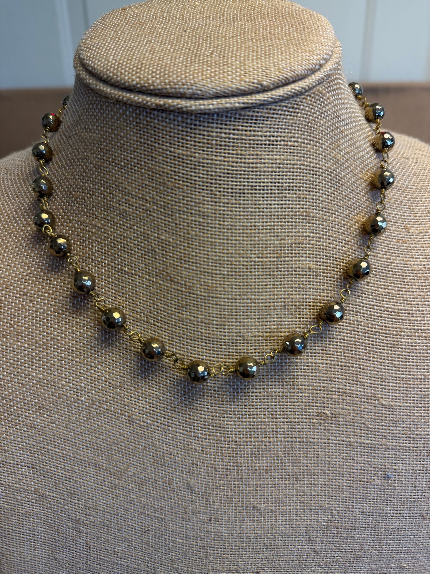 Metal Bead Necklace