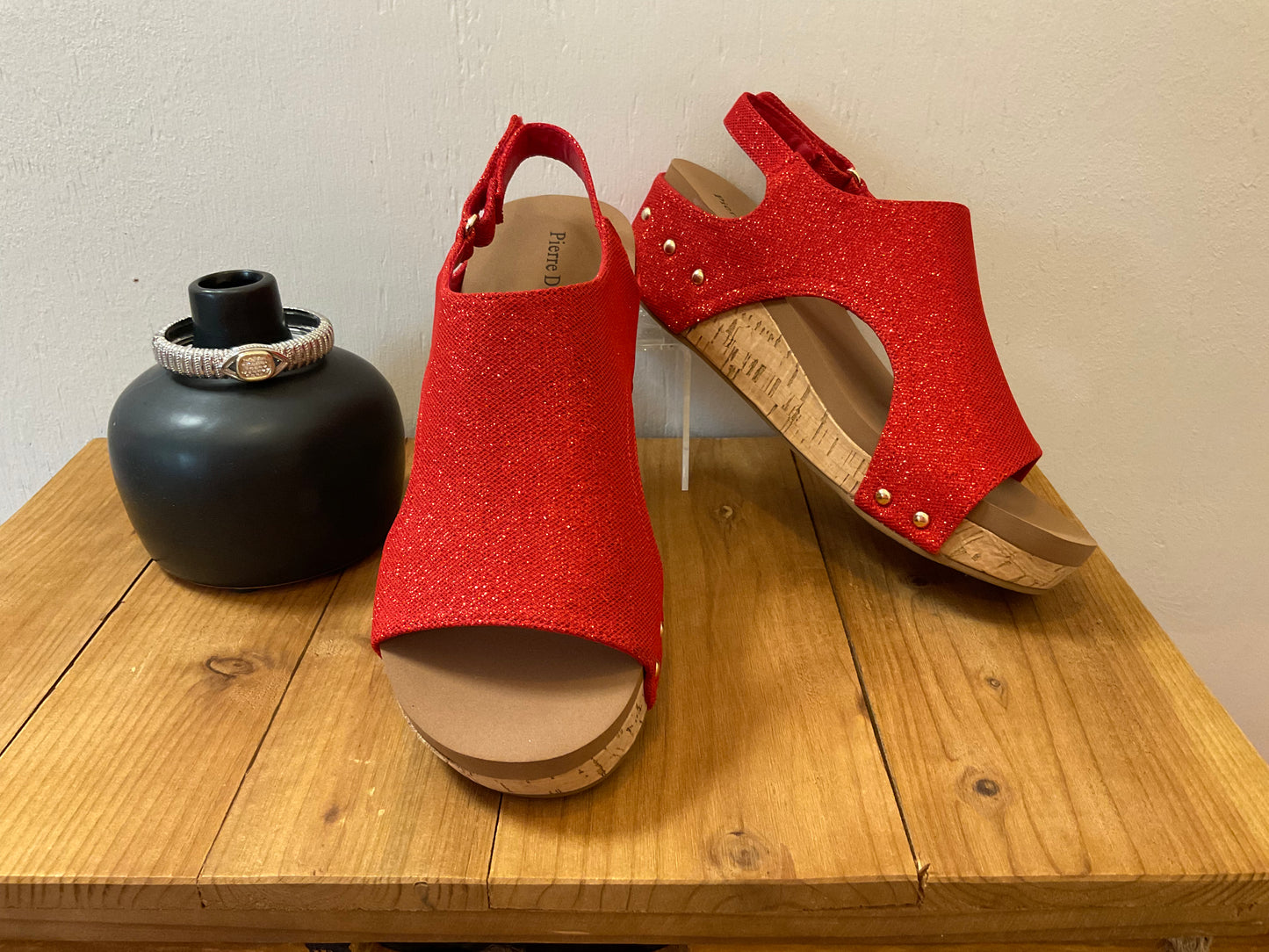 Tricia Sparkle Wedges