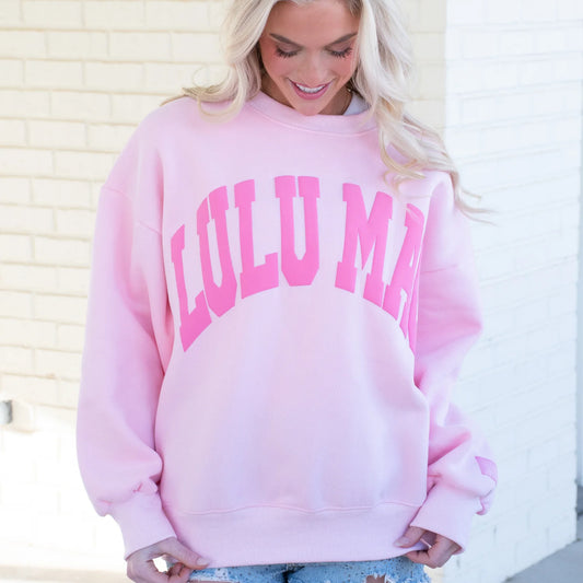Lulu Mac Sweatshirt Light Pink/Pink