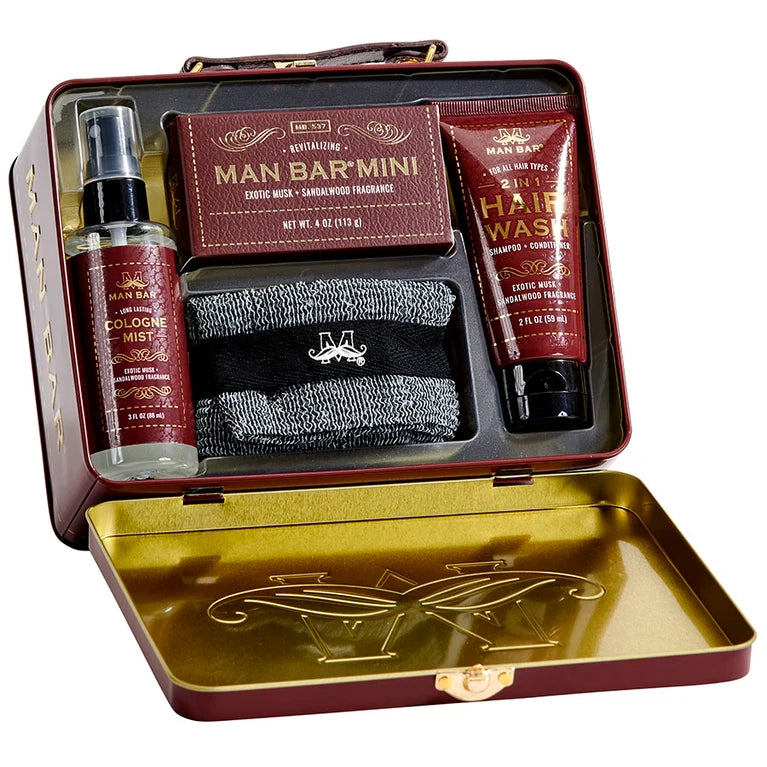 Man Bar Travel Kit Tin