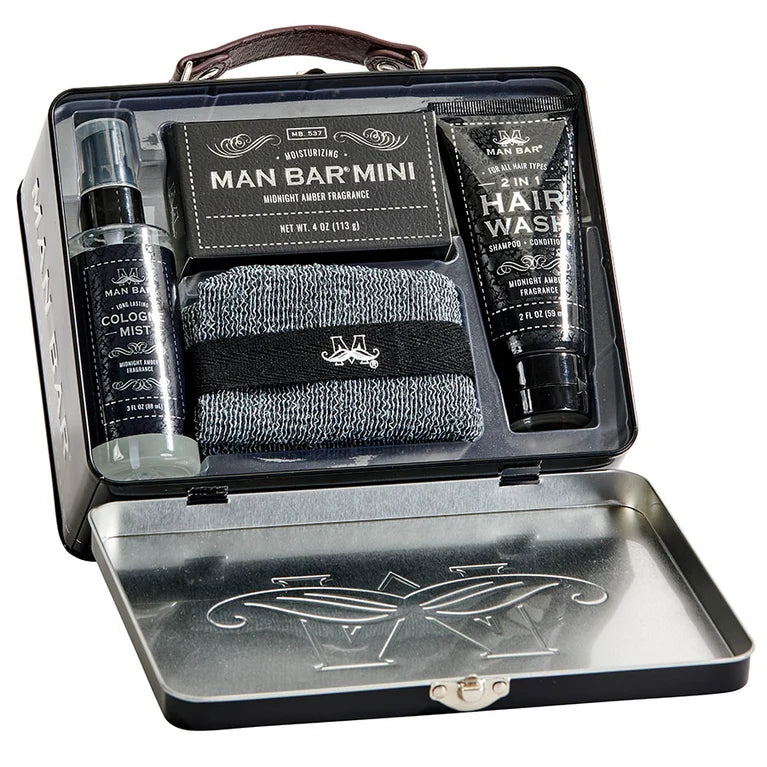 Man Bar Travel Kit Tin