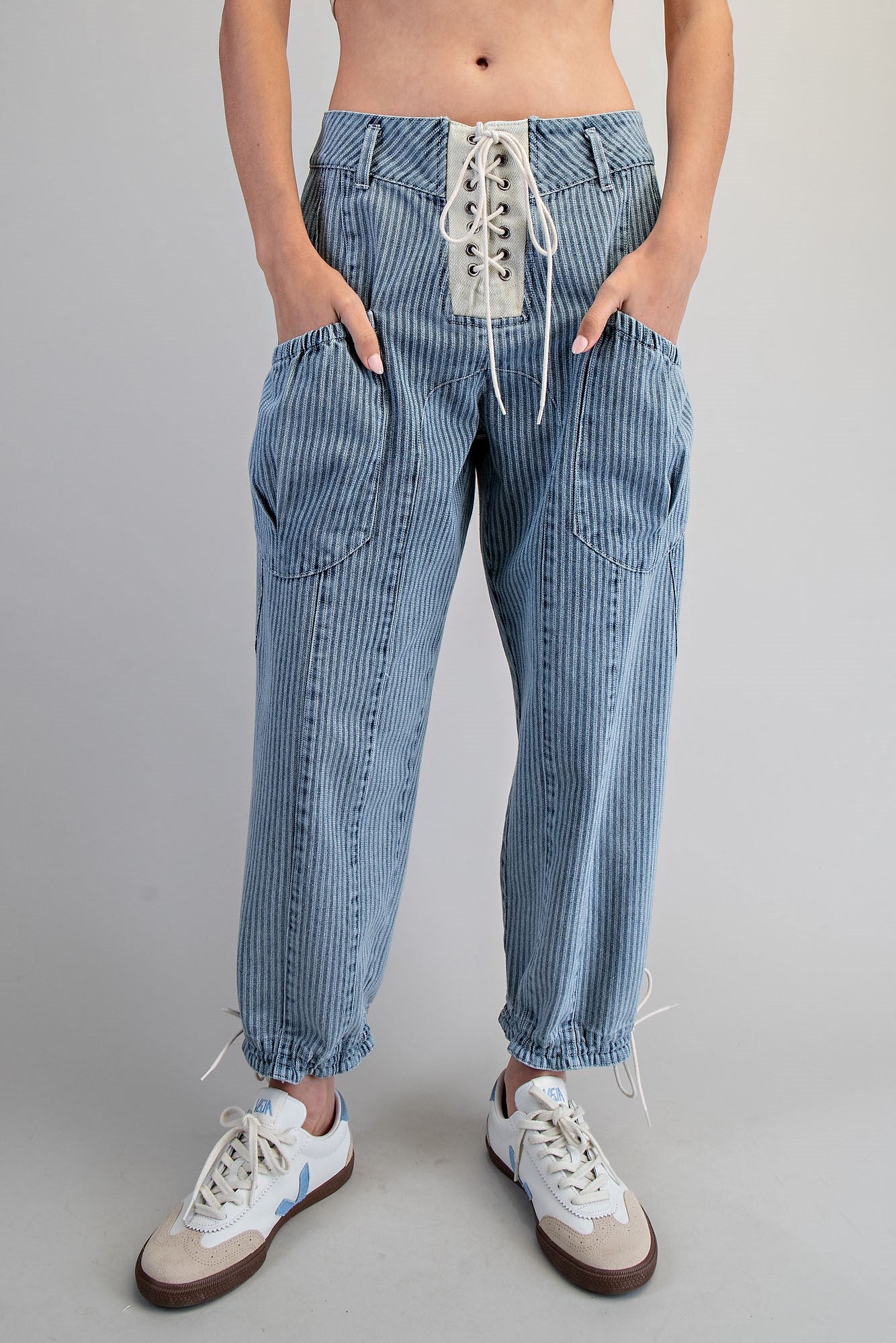 Millie Lace Up Pants
