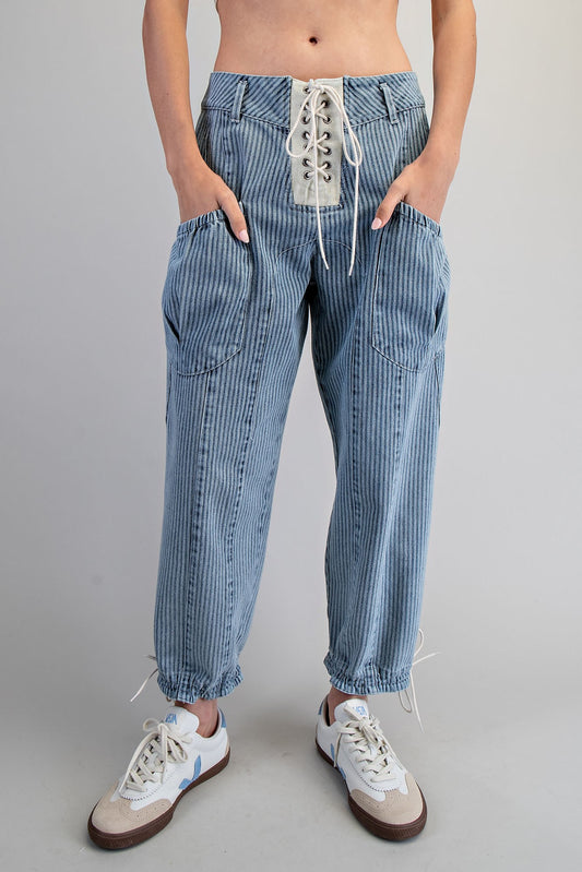 Millie Lace Up Pants