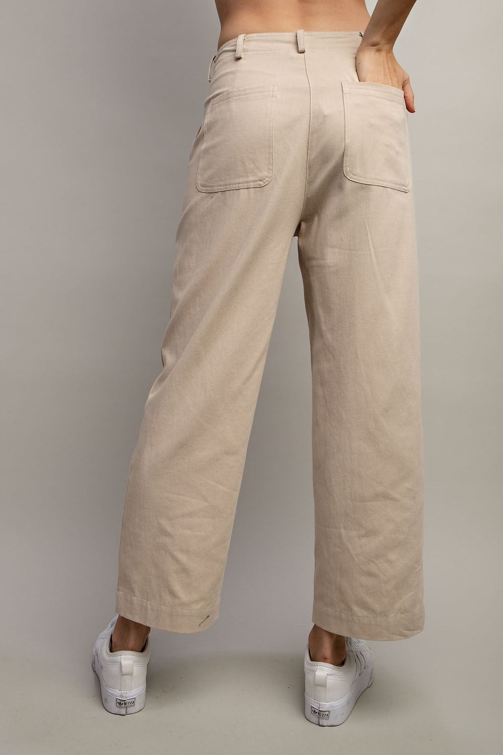 Gina Straight Leg Soft Wash Jean, Oatmeal