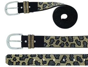 Leopard Crystal Belt