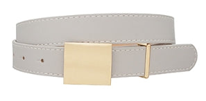 Rectangle Metal Buckle Belt