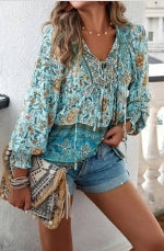 Fannie Floral Boho Blouse