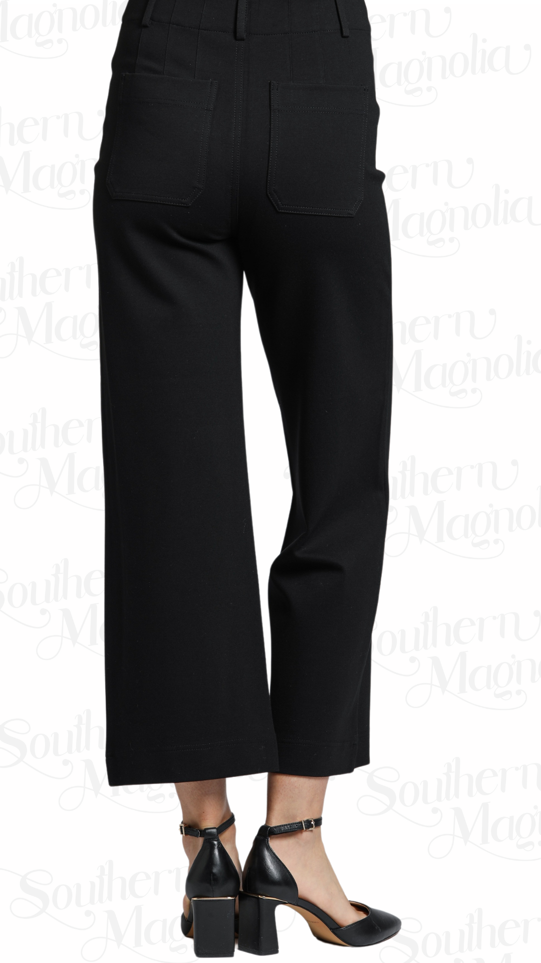 Ebone Wide Leg Ponte Pants