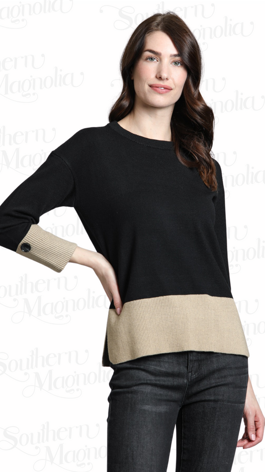 Linae Color Block Pullover