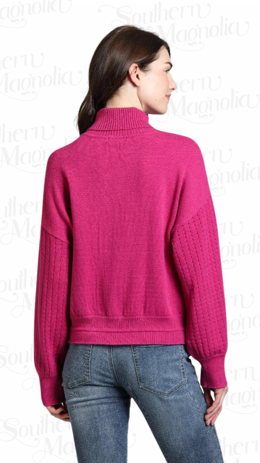 Razzy Raspberry Sweater