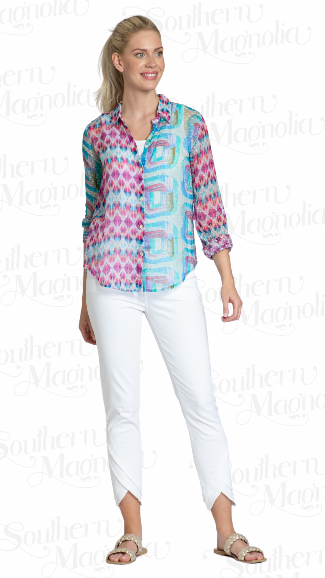 Lanie Multicolor Button-up