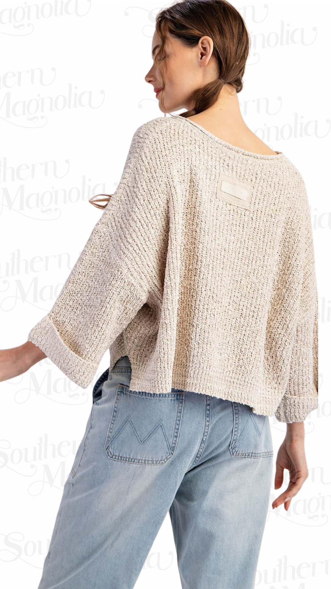 Marcel Textured Sweater Oatmeal