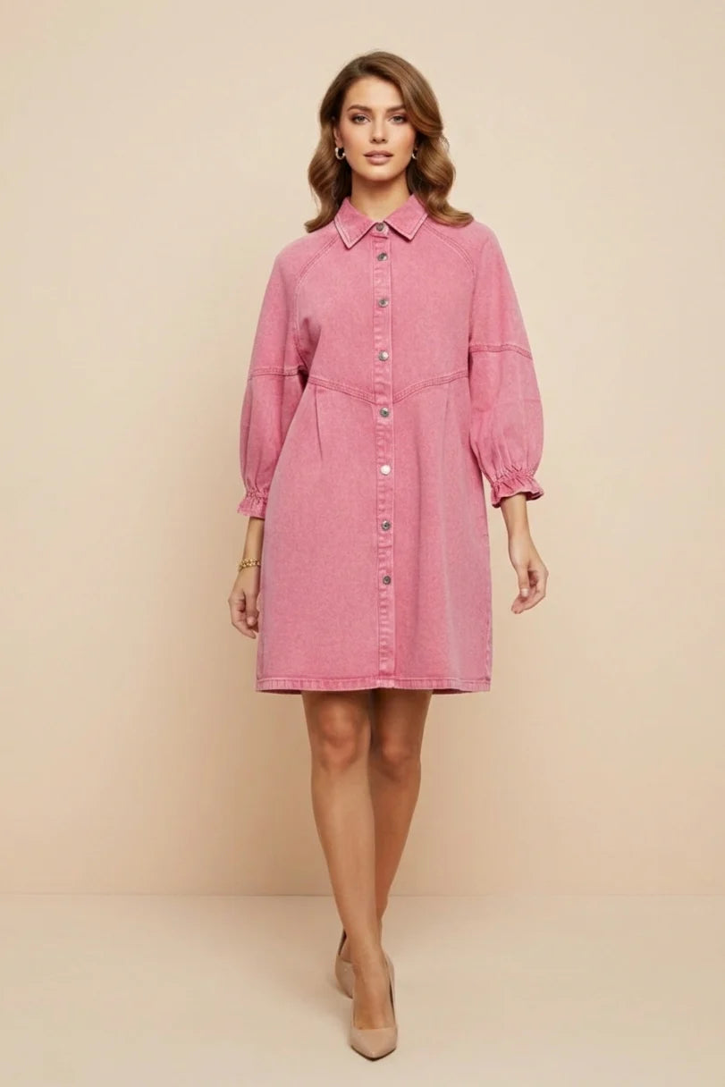 Bubblegum Princess Denim Dress