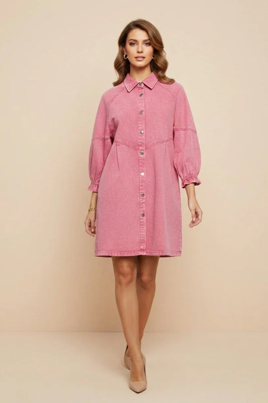 Bubblegum Princess Denim Dress
