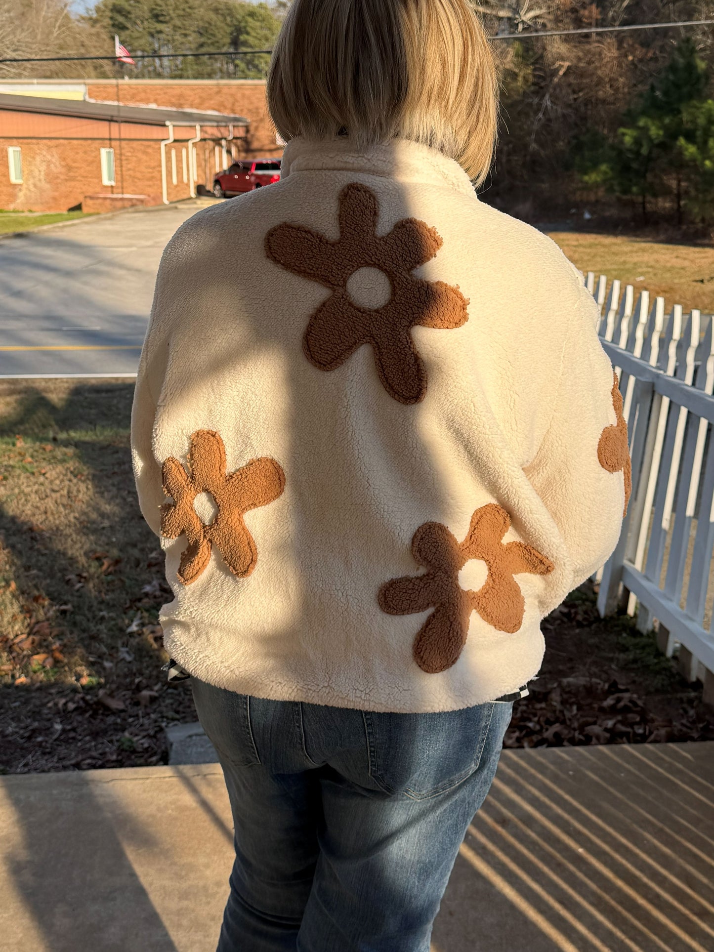 Daisy Patch Fleece Jacket