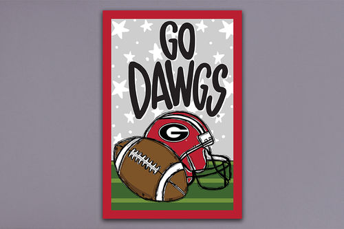 UGA Mini Flag