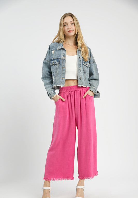 Kimberlee Frayed Pants