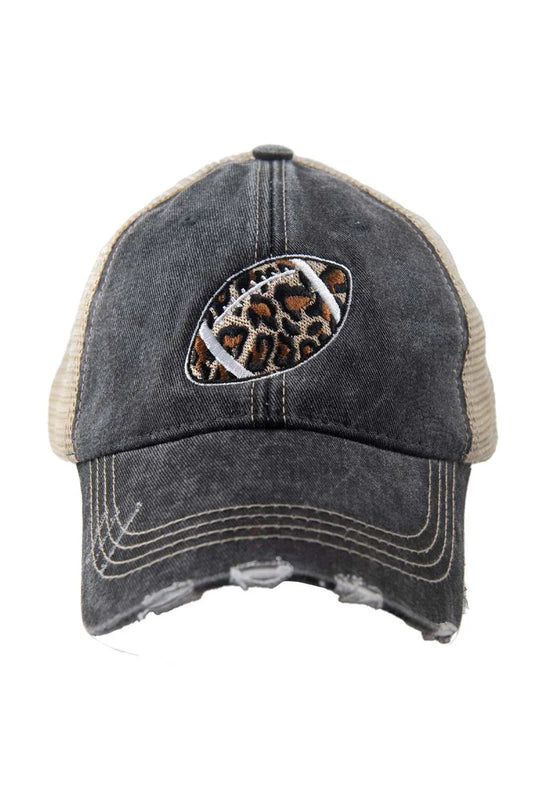 Leopard Football Cap