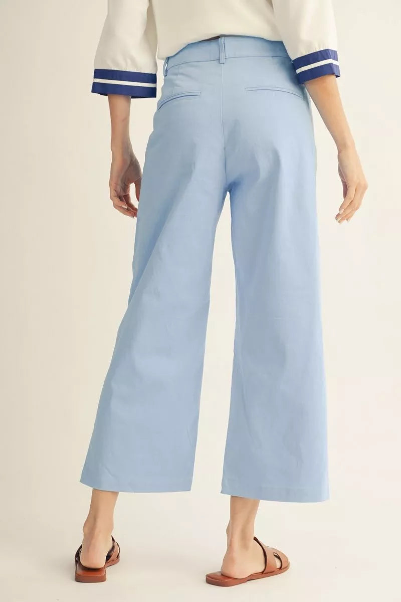 Masie Scalloped Pocket Pants