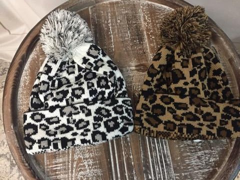 TOBI ANIMAL PRINT TOBOGGAN